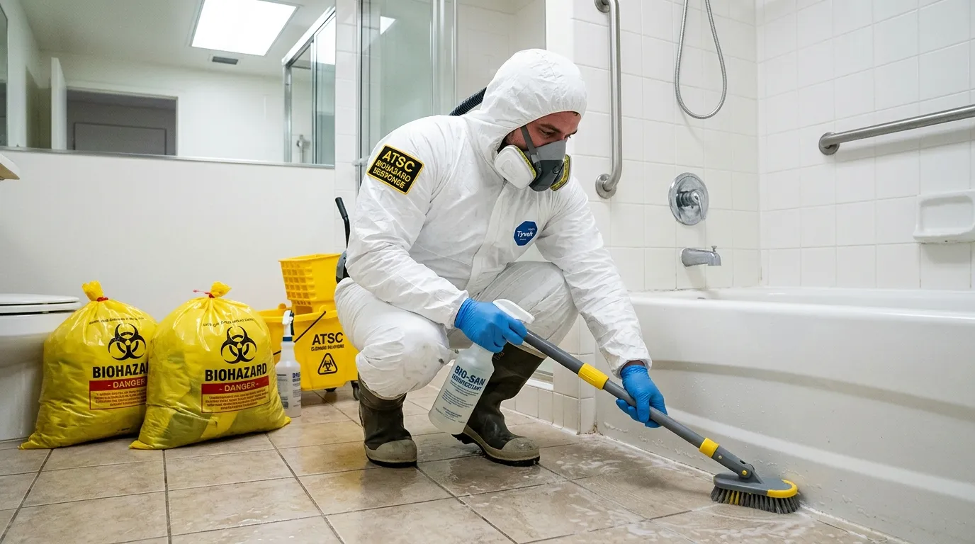 Decontamination equipment deployed for Blood Cleanup in Willowbrook